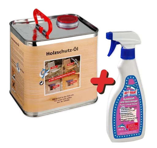 "Holzschutzöl und Holzreiniger im Spar Set image"