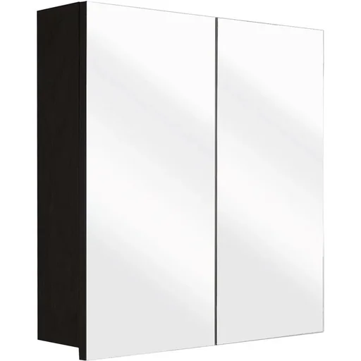 "Concept Spiegelschrank 60cm schwartz fsc image"