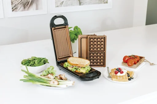 "Copperline Flipswitch Multifunktionsgrill, 800 W inklusive Rezeptheft image"