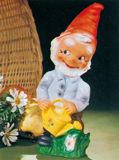 "Zwerg mit Gießkanne 32 cm image"
