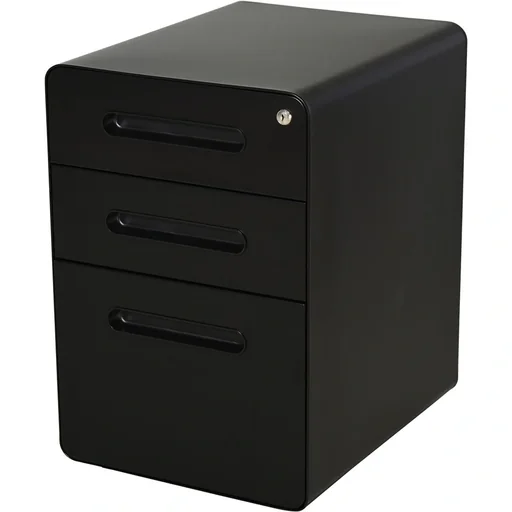 "Aktenschrank 3 Schubladen, schwarz image"