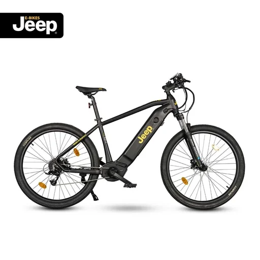 "Unisex Mountain E-Bike 27,5 Zoll, Rahmengröße 45 cm, 9-Gang Kettenschaltung, black, MHM 7000, image"