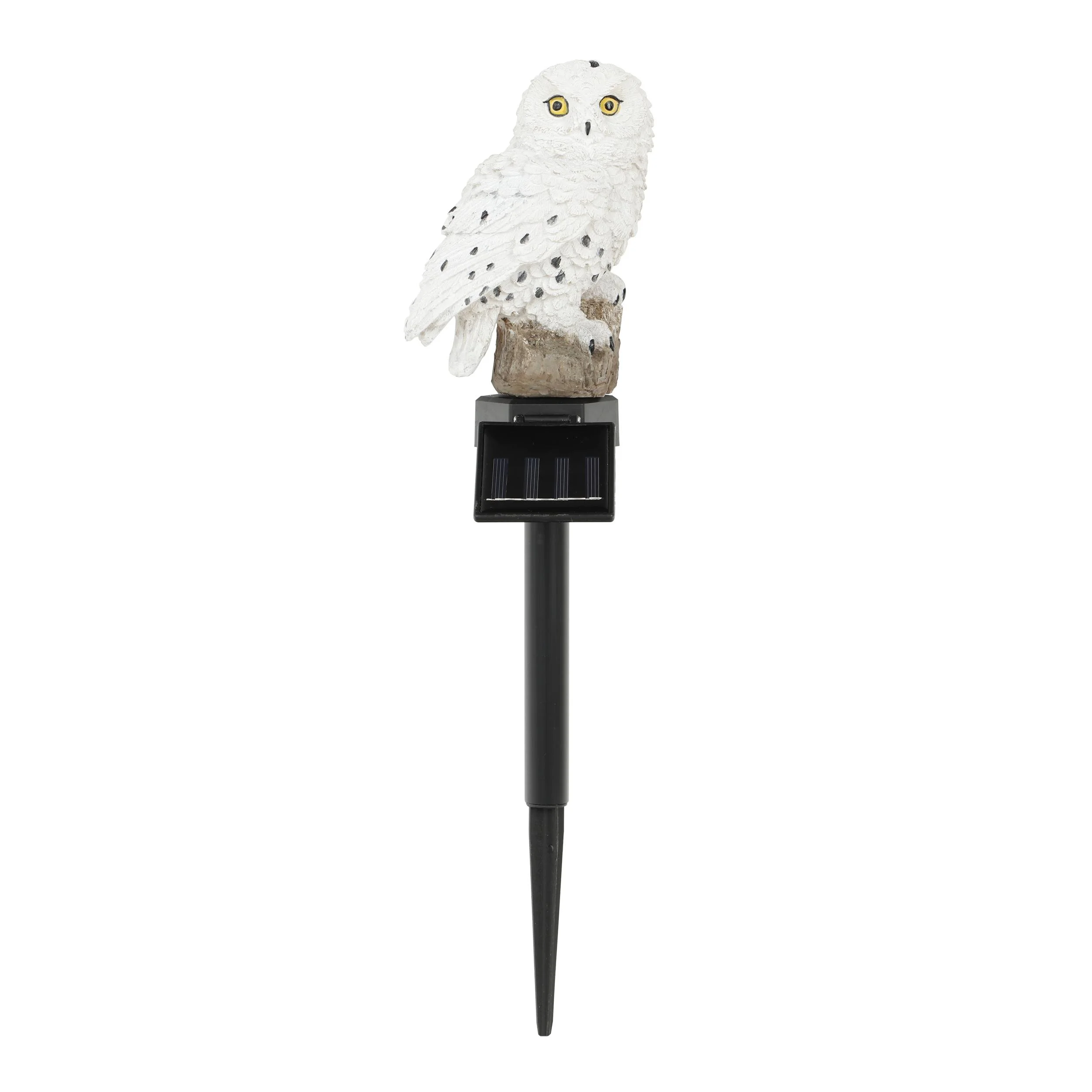 LED Solar Schneeeule Gartenstecker