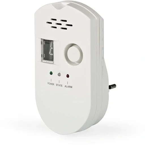 "Nedis Gasmelder - 85 dB - Netzbetrieb - Weiß image"