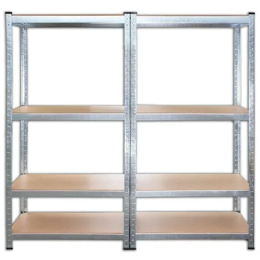 "Werkzeug Doppelregal 530 kg Tragkraft Verzinkte MDF image"