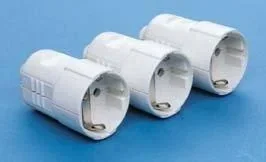 "Kunststoff Kupplung 10A 250 V, weiß, 3 Stück image"