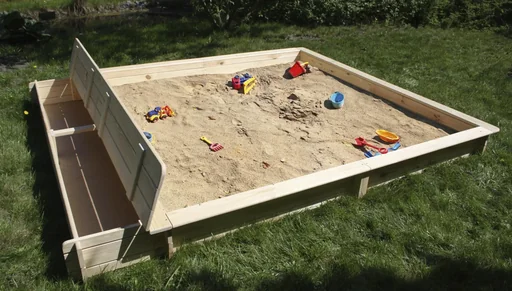 "Sandkasten "Yanick" mit Sitz-/Staukasten image"