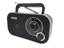 Tragbares UKW-Radio in schwarz