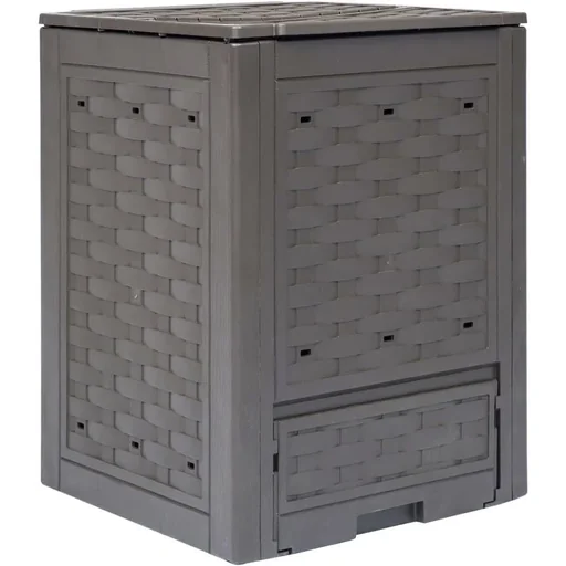 "Komposttonne 300 L 60x60x83 cm braun image"
