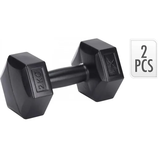 "2 Stück Kurzhanteln - 2x 2KG - Schwarz image"