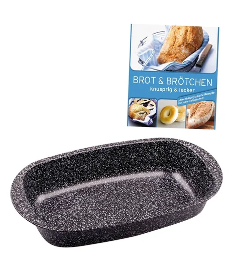 "Brotbackform "Granito" + GRATIS dazu "Brot, Brötchen & Co."- Rezeptbuch image"