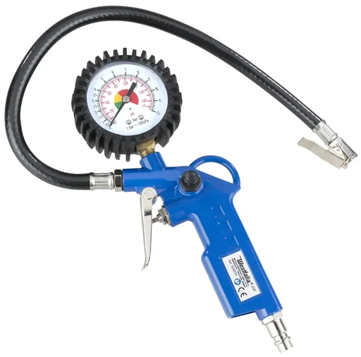 "36 Volt Akku Druckluft Kompressor - Komplett Set Inklusive Zubehör, Akkus und Doppel-Schnellladegerät image"