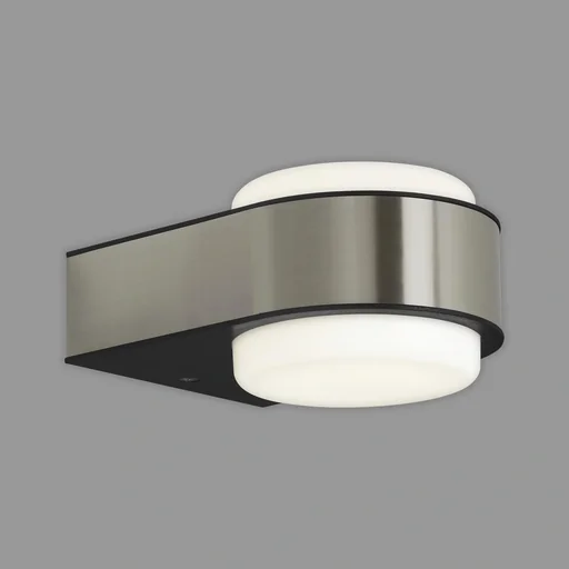 "HANAU LED Außenwandleuchte, Kunststoff / Edelstahl, IP 44, 6,5 Watt, 650 lm, 4.000K image"
