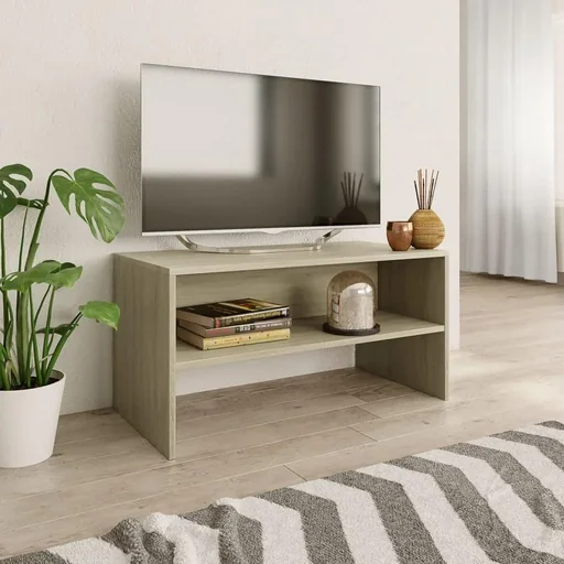 "TV-Schrank 80x40x40 cm Spanplatte Eiche Sonoma image"