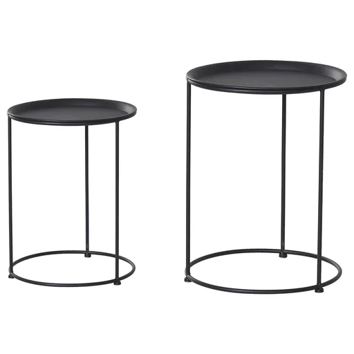 "Beistelltisch im 2er-Set schwarz image"