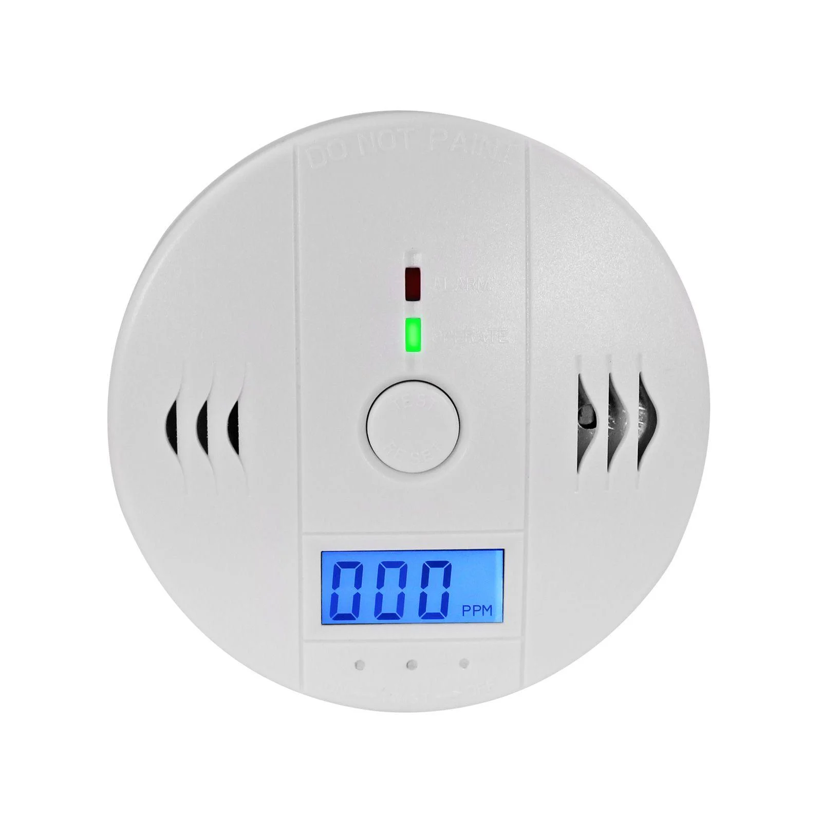 Kohlenmonoxid-Detektor DIN EN5029 geprüft mit lautem 85 dB Alarm
