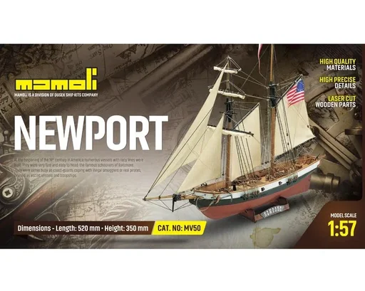 "Bausatz Newport Maßstab 1:57 image"