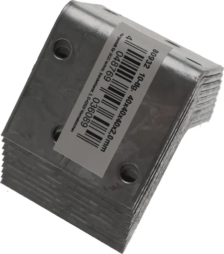 "Winkelverbinder 40 x 40 x 40 mm, 10 Stück image"