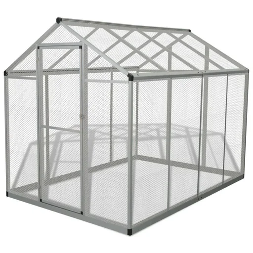 "Voliere 178x242x192 cm Aluminium image"