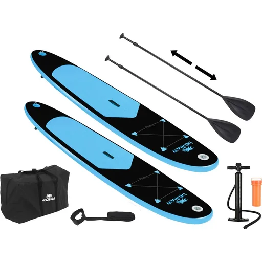 "DUOSET! Pacific 6-teiliges Sup Board Set - 285cm - Premium Version - Aufblasbares Paddle Board - Max. 100kg image"