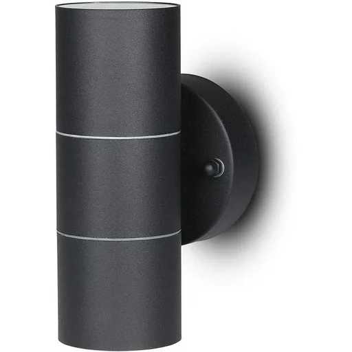 "VT-7622 Wandleuchte für den Außenbereich Auf/Ab - GU10 - Edelstahl - Schwarz - IP44 image"