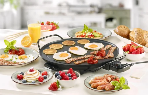 "Elektro-Grill XL - Circle Grill BP-2787 Ø 40 cm, 2000 Watt mit variablem Thermostat image"