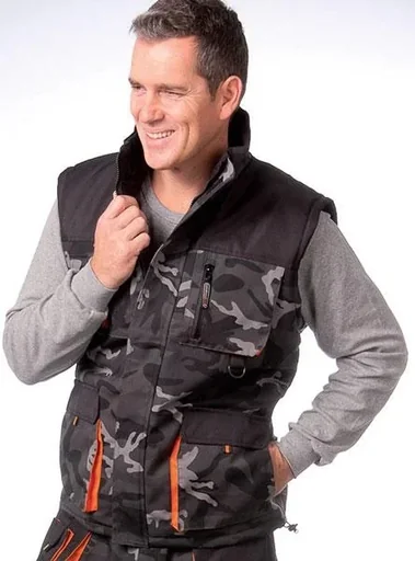 "Arbeits Weste, Farbe camouflage, Gr. XXXL image"