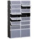 Schuhschrank DIY Schuhregal Garderobe Regalsystem Steckregal Garderobenschrank 16 Fächer