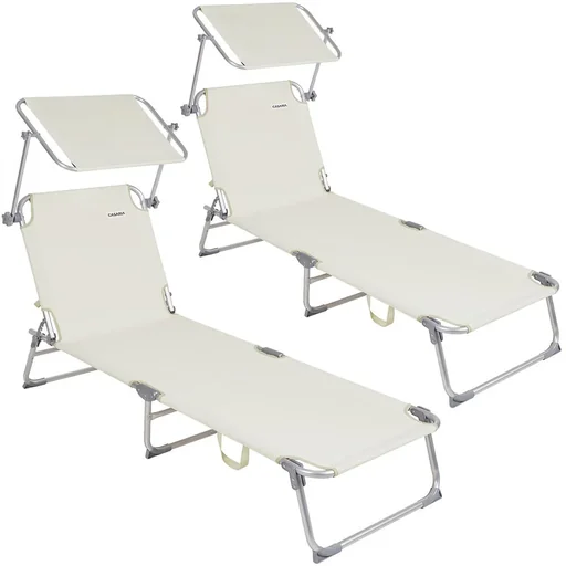 "Sonnenbank Ibiza 2x - creme image"