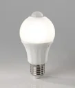 LED Lampe mit Bewegungssensor - 6 Watt, E27, warmweiß