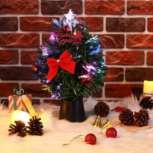 "Weihnachtsbaum USB-Anschluss 26cm dekoriert image"