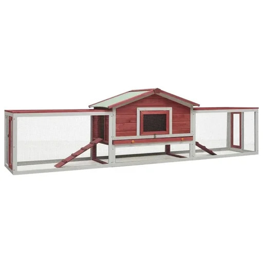 "Kaninchenstall 303x60x86 cm massiv g image"
