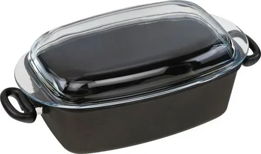 "Ovaler Bräter mit Deckel, 33 x 21 x 11 cm, 6 Liter image"