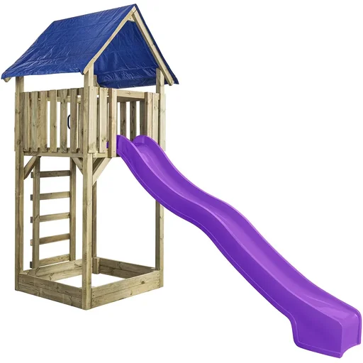 "Spielturm Lisa mit Rutsche Violet image"