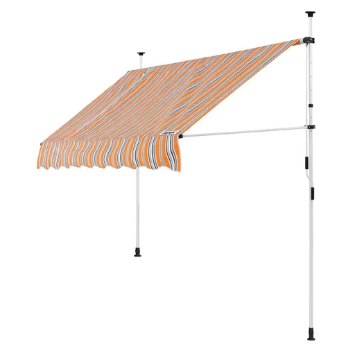 "Klemmmarkise gelb/blau 200cm image"