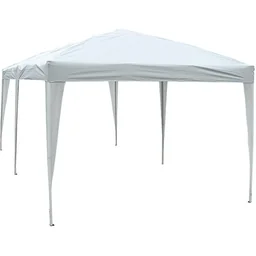 3x6m Faltpavillon Partyzelt Gartenzelt weiß faltbar