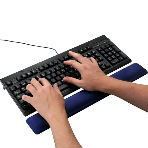"Tastatur-Pad, blau, Gel Handballenauflage image"