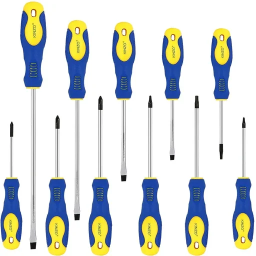 "Kinzo Schraubendreher- und Bitset 76-teilig CV-Stahl image"
