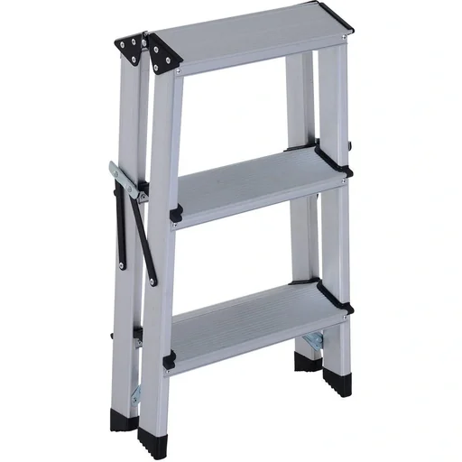 "Trittleiter Aluleiter Klapptritt 3 Stufen image"