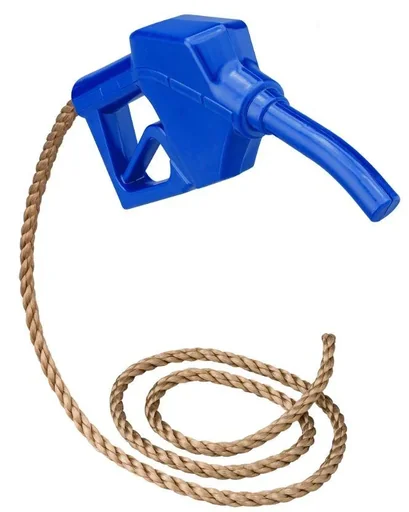 "Kraftstoffpumpengriff Kunststoff blau image"