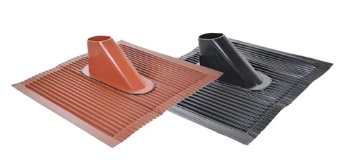 "Alu-Dachziegel für Antennenmast rot image"