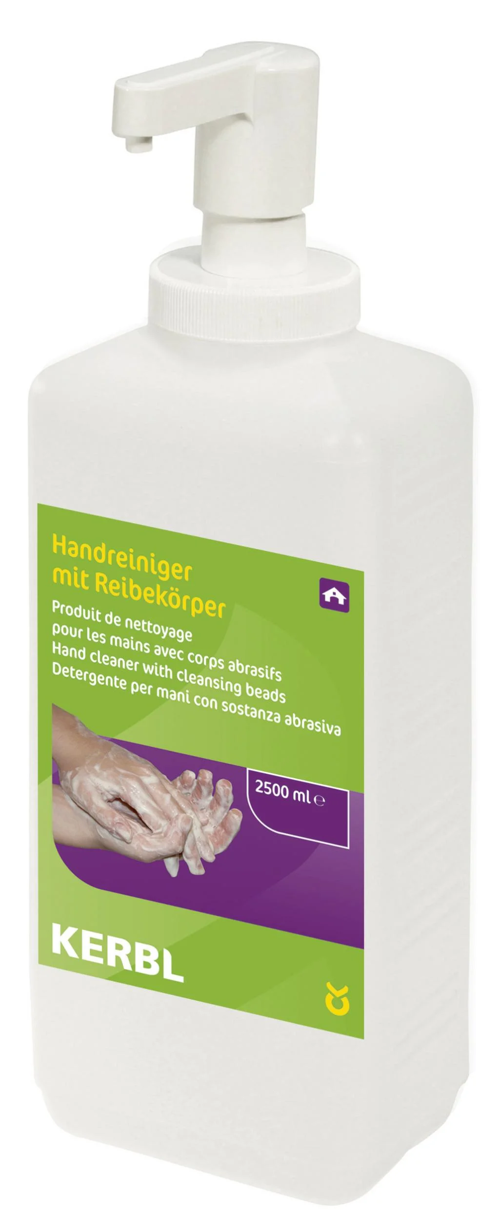 Handreiniger mit Reibekörpern inklusive Pumpe, 2500 ml
