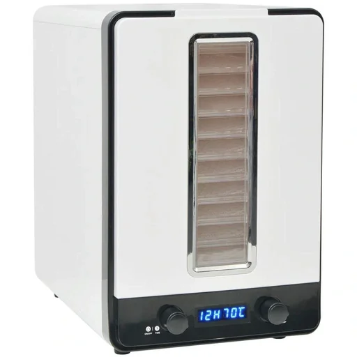 "Lebensmitteltrockner mit 10 Tabletts 550 W weiß image"