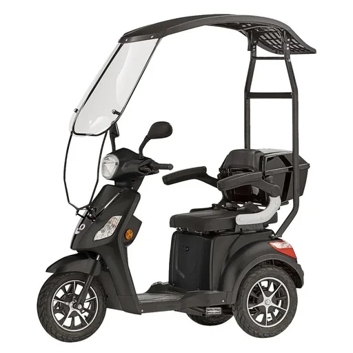 "3-Rad E-Mobil Bologna 25 km/h schwarz inklusive Wind- und Wetterschutz image"