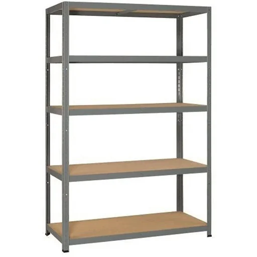 "Metall-Lagerregal / Fachbodenregal mit 5 Fachböden - 875kg Kapazität - (HxBxT) 120x40x180cm - 175kg pro Fachboden image"