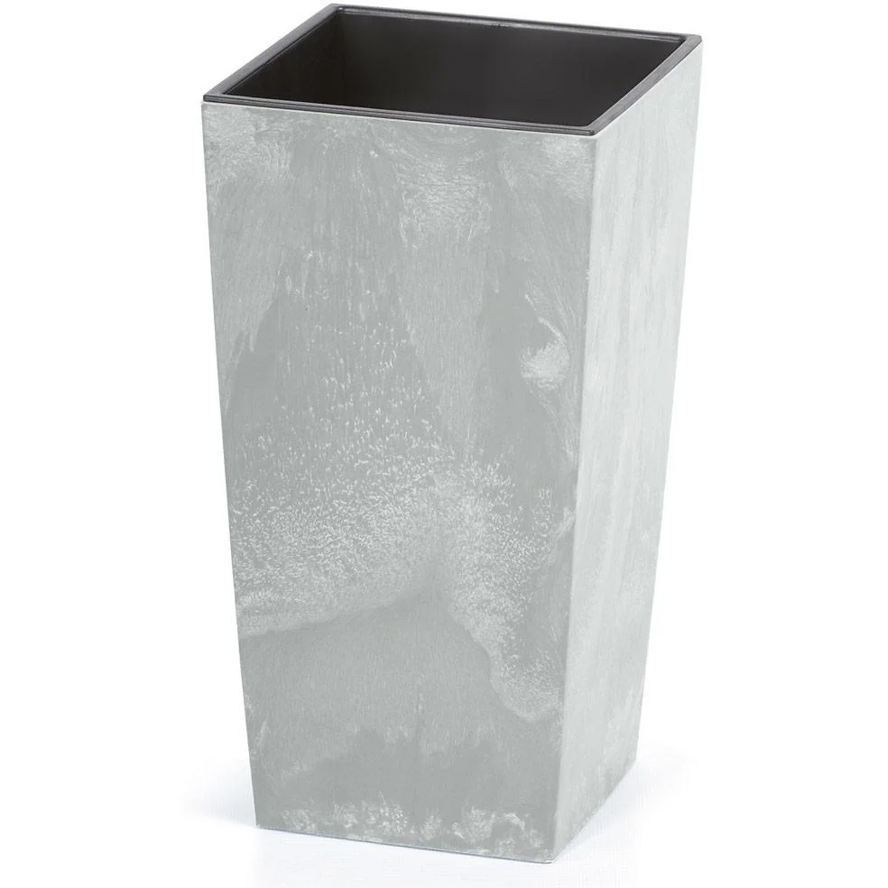 Blumentopf Concrete Design 91L Grau, 40 x 40 x 75 cm