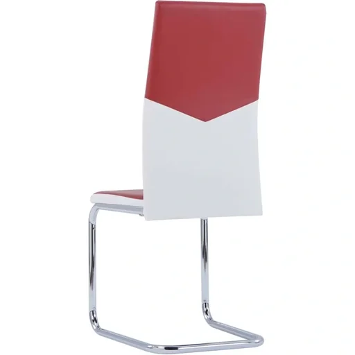 "Esszimmerstühle 2-Sitzer Kunstleder weinrot image"