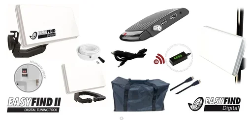 "SAT Flachantenne Traveller-Kit II inkl.Full HD Receiver image"