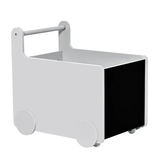 "2-in-1 Lauflernwagen Aufbewahrungsbox Baby Lauflernhilfe Spielzeugkiste mit Räder Griff Bücherkiste Aufbewahrungskorb fü image"