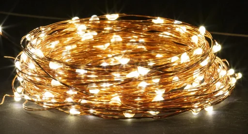 "Solar Lichterdraht mit 100 LEDs image"
